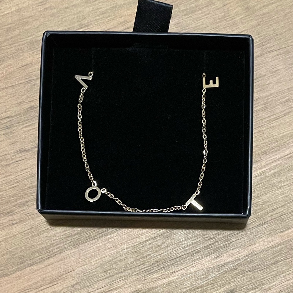 VOTE Gold Necklace Mint & Lily